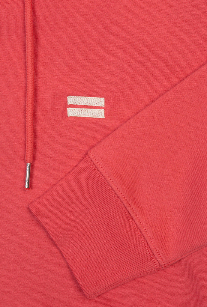 The Lux Hoodie - Carmine Red - wearehumancollective.com