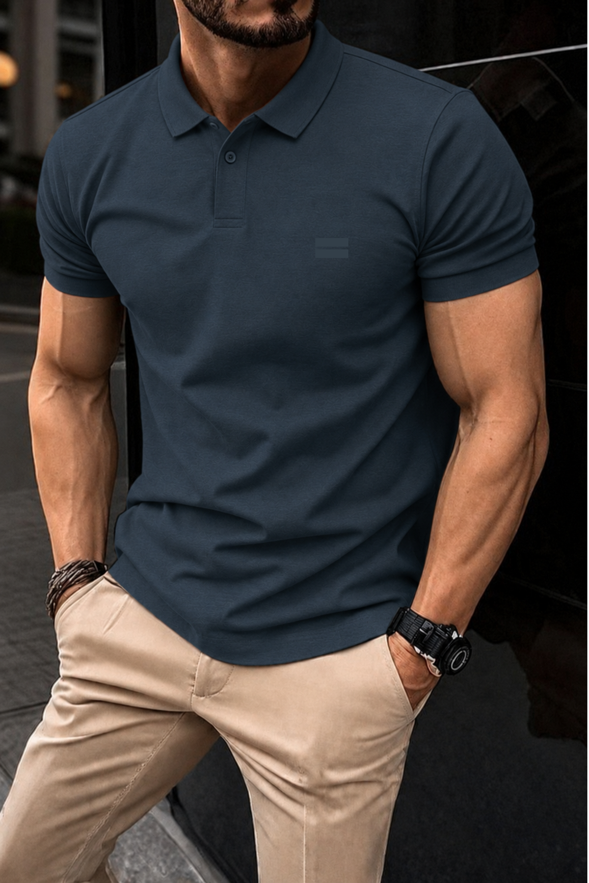 Polo Shirt-India Ink