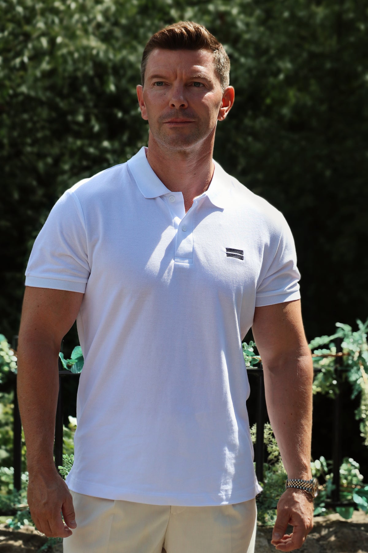 Polo shirt-White
