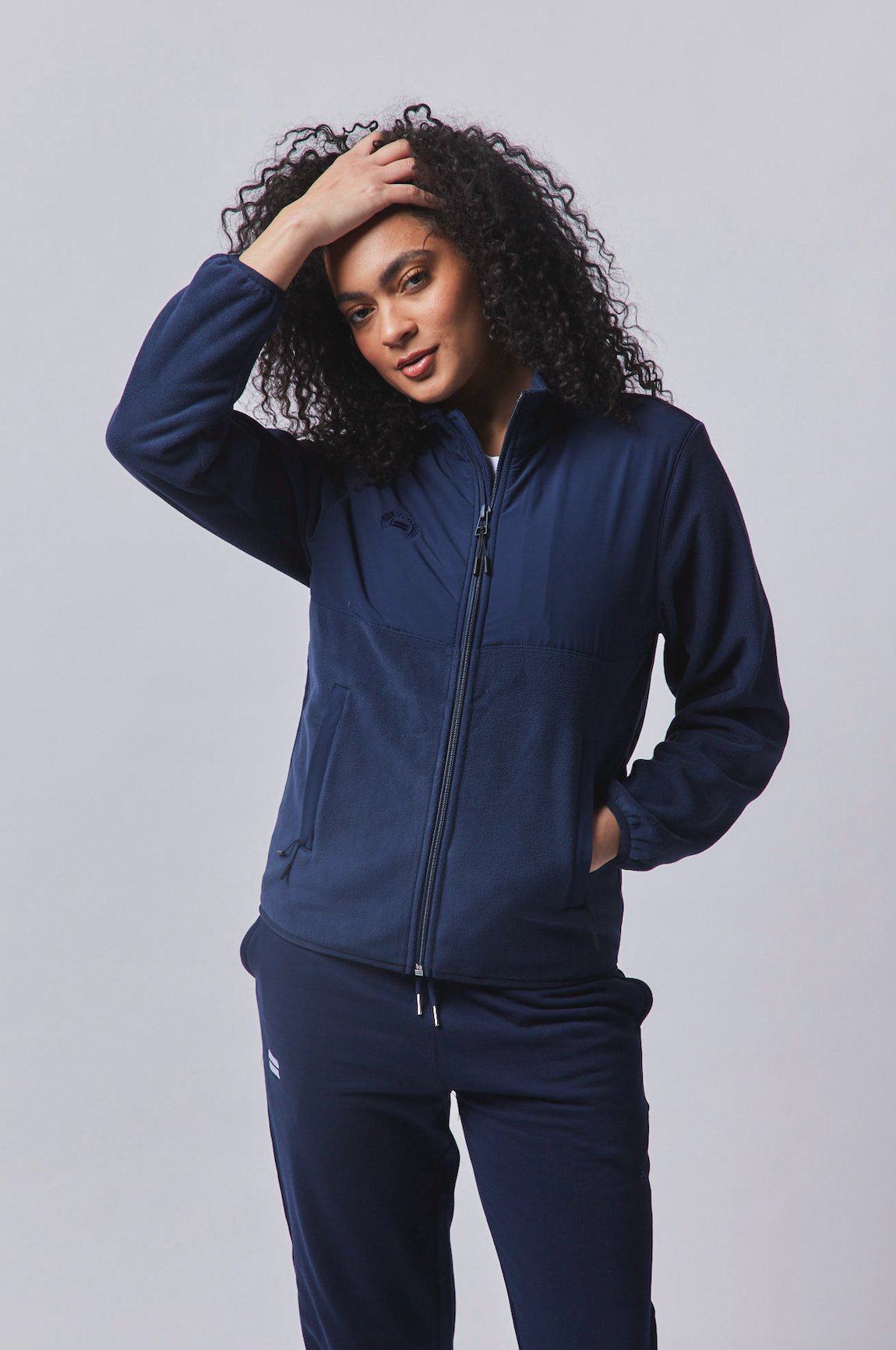 The Aspen Fleece - French Navy