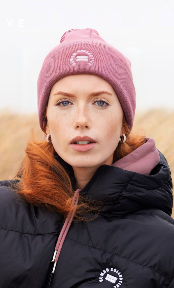 The Classic Beanie - Hibiscus Rose