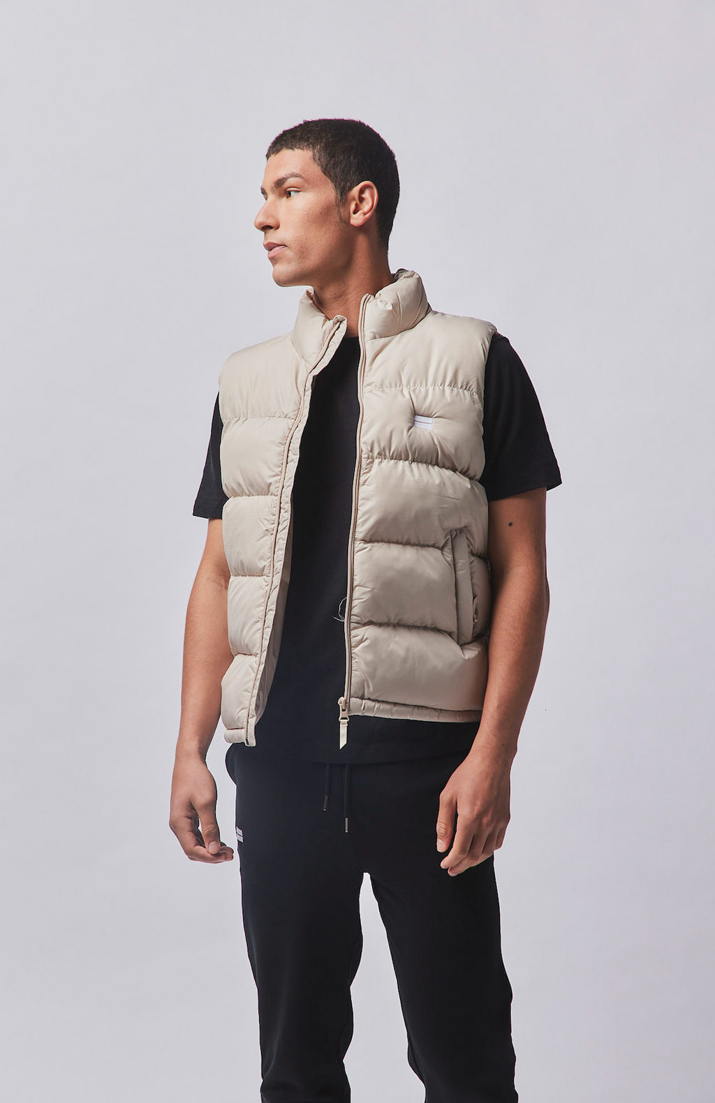 Men's Polar Puffer Gilet - Desert Dust – Human Collective