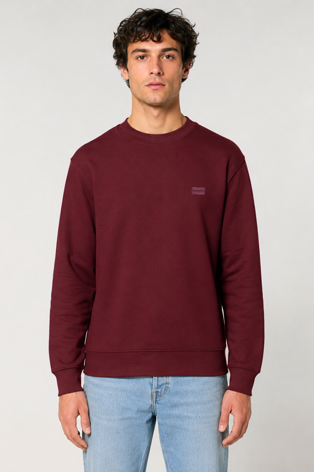 Men's Comfy Crew - Burgundy
