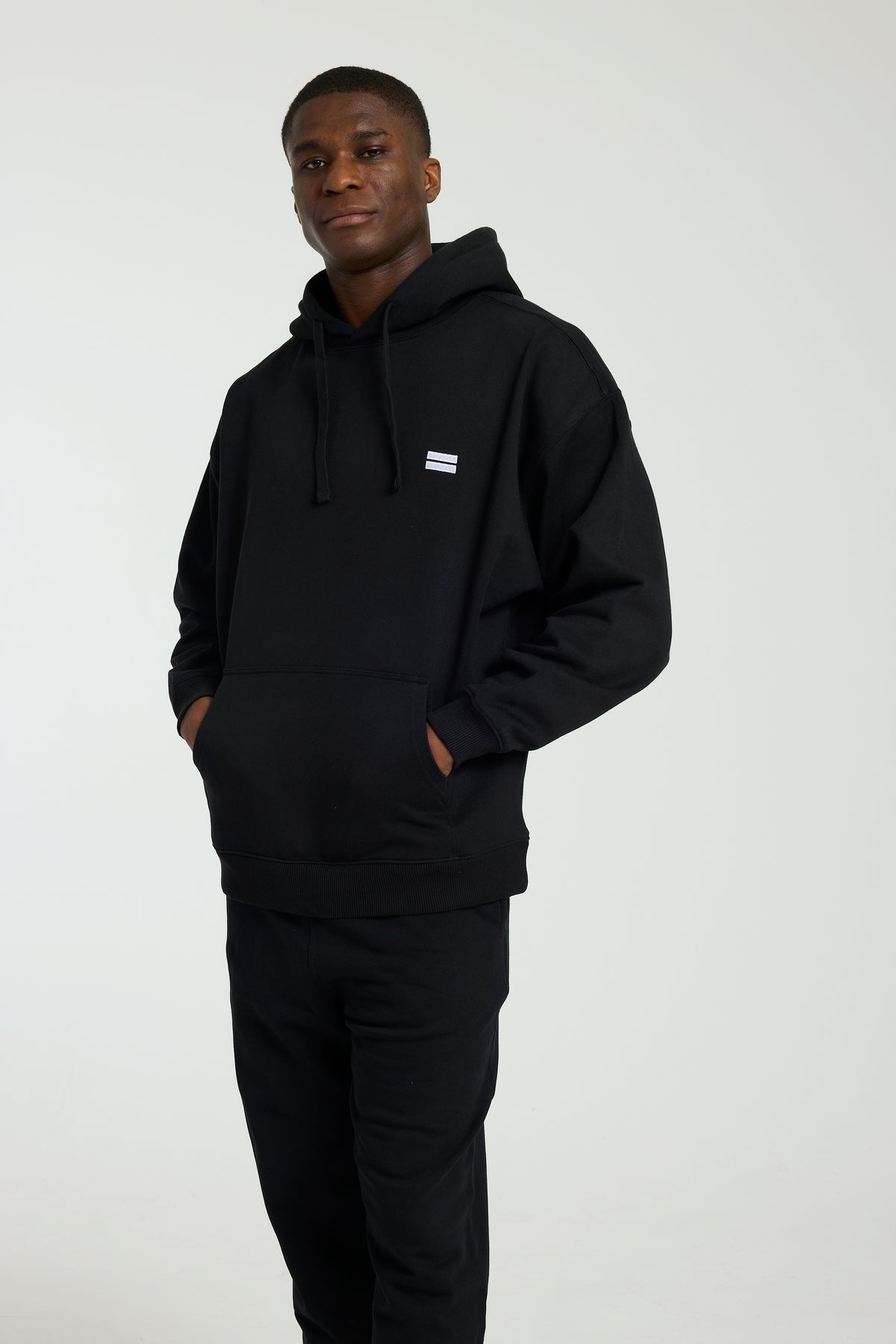 Men's Oversized Hoodie - Black