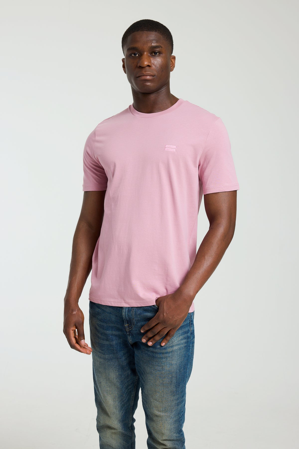 Men's Organic Tee - Muted Pink