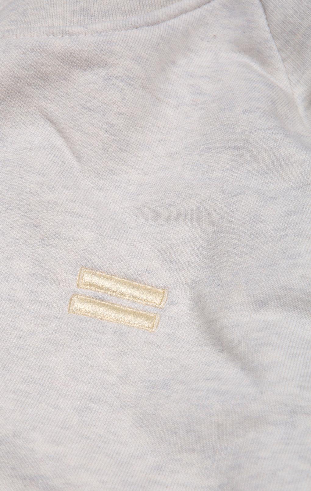 The Fitted Crew - Cream Grey Melange - wearehumancollective.com