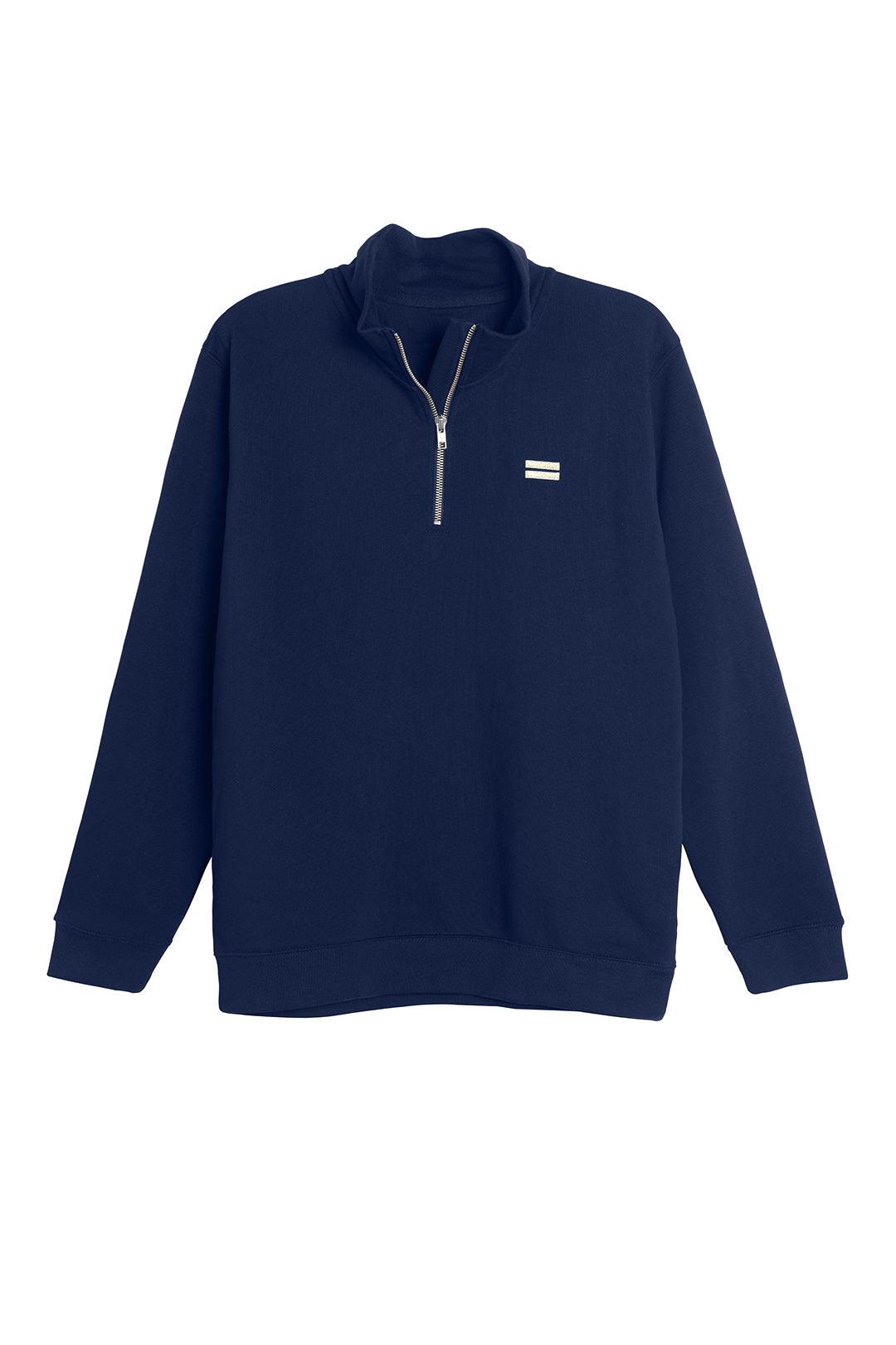 The Harvard Half Zip - Navy - wearehumancollective.com